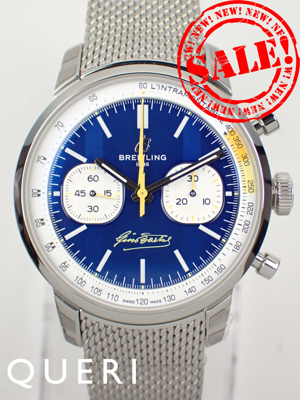 ブライトリングトップタイム B01 ジーノ・バルタリ メタルブレスレット AB01767A1C1A1(AB0176)新品