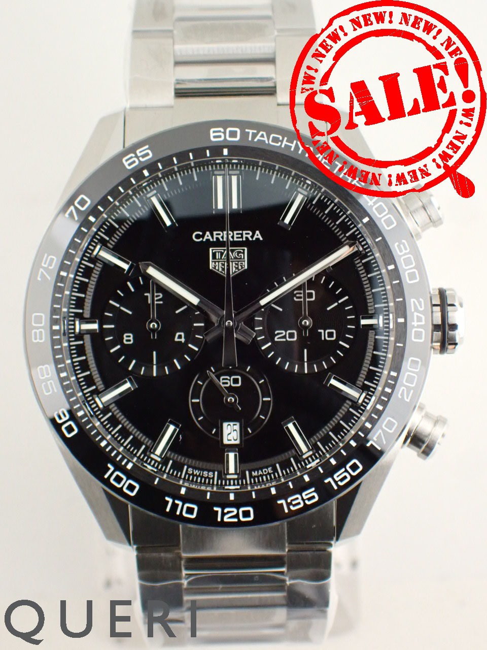 タグホイヤー カレラ キャリバーホイヤー02 ブラック 44mm CBN2A1B.BA0643 新品