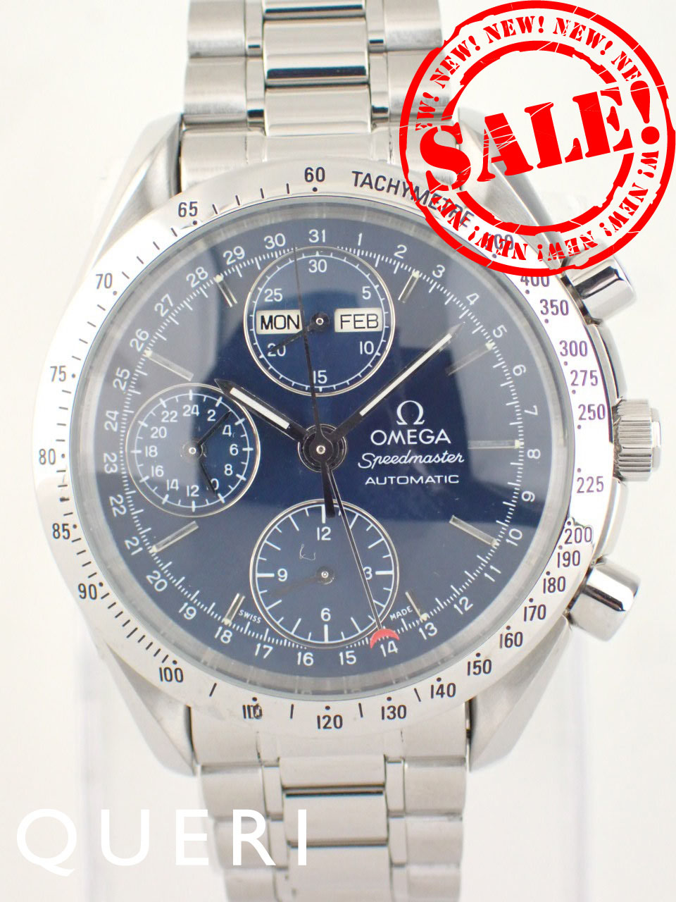 オメガ スピードマスター トリプルカレンダー デイデイト 3521.80(3521.8000) 中古