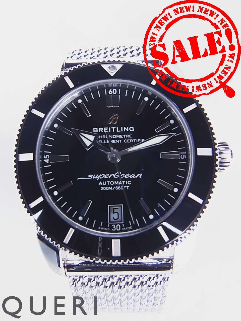 超歓迎 ブライトリング 腕時計 Breitling 腕時計 スチールメンズ ステンレス ブラック オートマチック 42 II スーパーオーシャン  腕時計 【重要】納期についてご確認ください:取寄せの為 10-19日程度 - raffles.mn