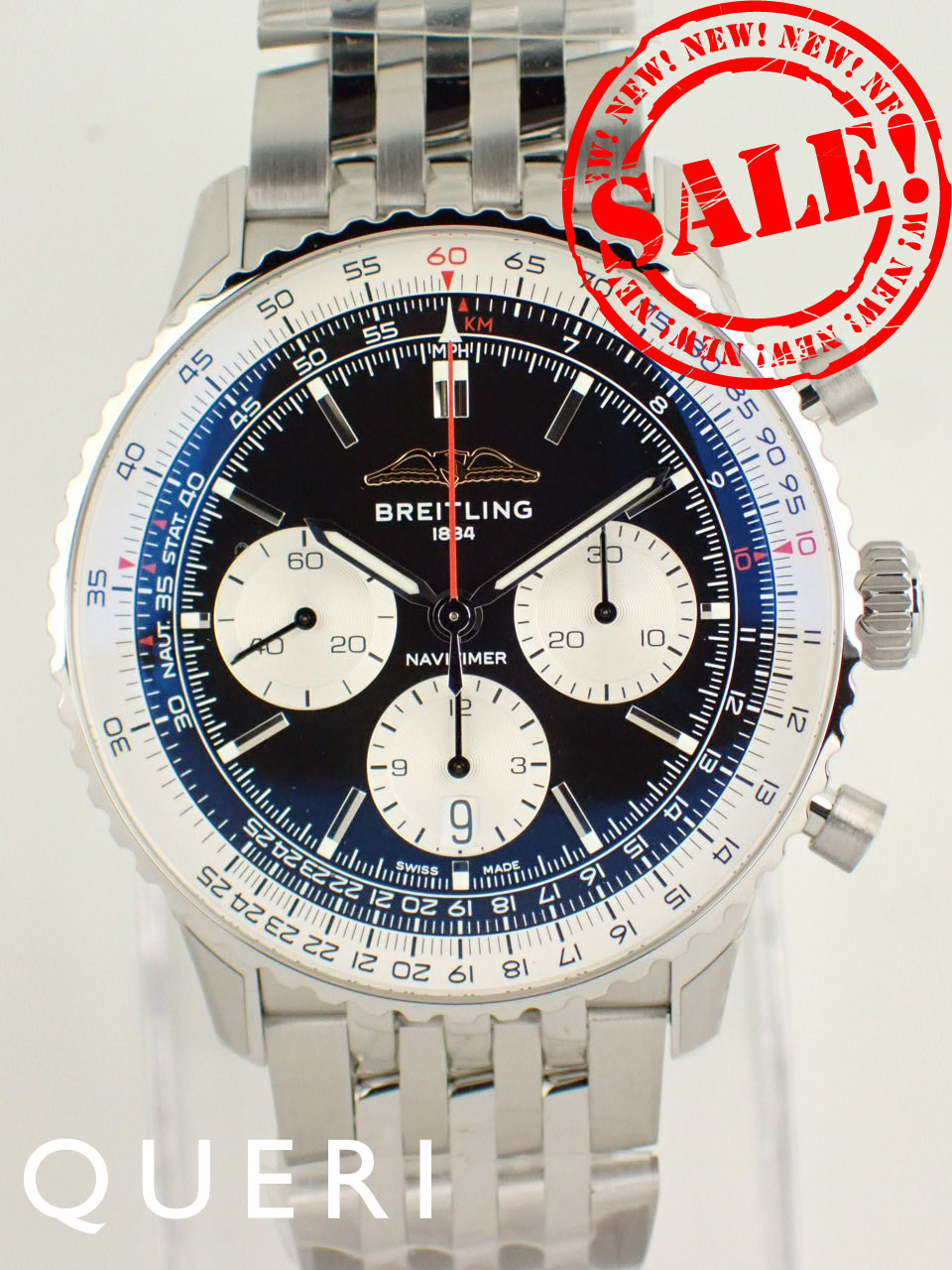 ブライトリング ナビタイマー B01 クロノグラフ 43mm ブラック AB0138211B1A1(AB0138) 新品