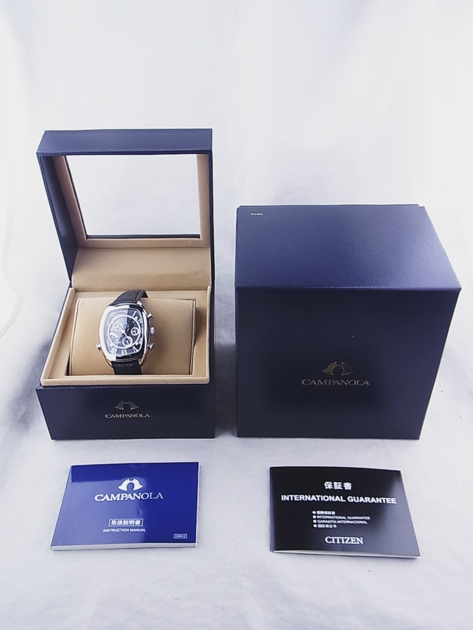 豪華特典付】 【正規品 ローン対象】 シチズン カンパノラ コンプリケーション パーペチュアルカレンダー クオーツ AG6250-09E 腕時計  メンズ ブラック CITIZEN CAMPANOLA メンズ腕時計