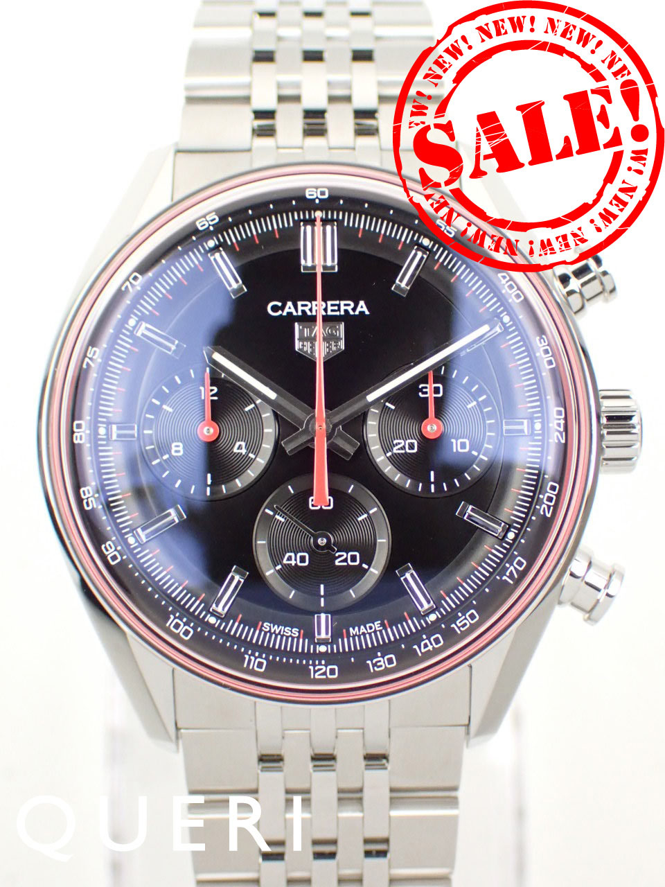 タグホイヤー カレラ クロノグラフ キャリバーTH20-01 グラスボックス 41mm CBS2114.BA0053 新品
