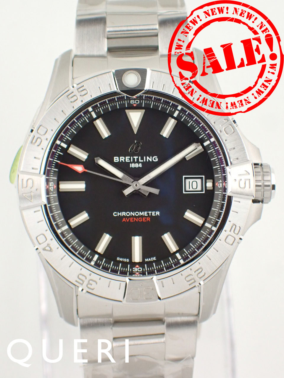 ブライトリング アベンジャー オートマチック 42 ブラック メンズ A17328101B1A1(A17328) 新品