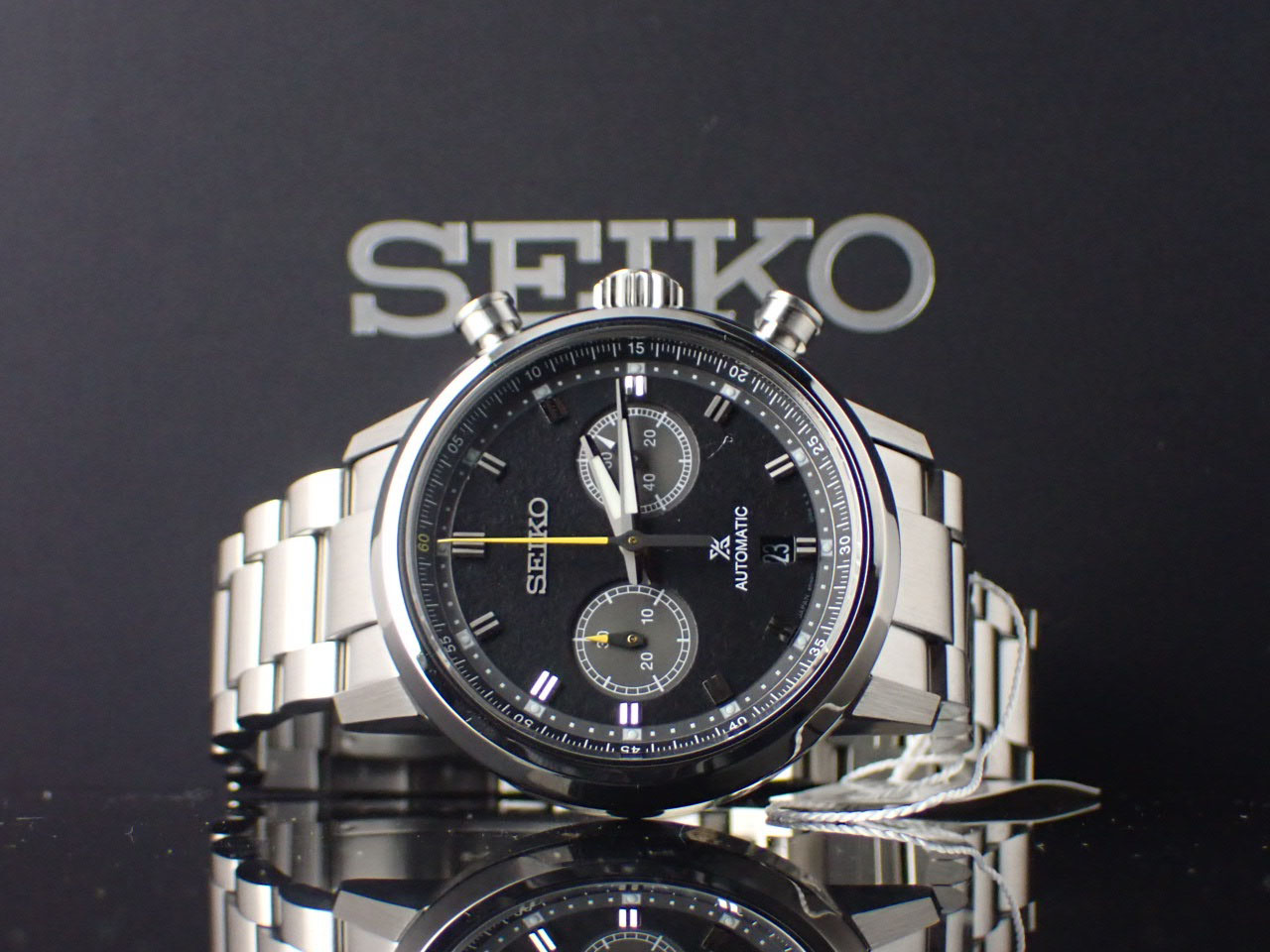 SEIKO セイコー クロノグラフ スピードタイマー 復刻 白黒 - 通販