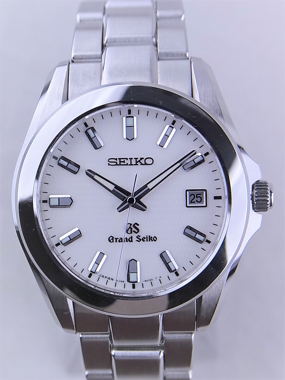 Grand Seiko 8J56-8020 クォーツ 黒文字盤 メンズ - 時計
