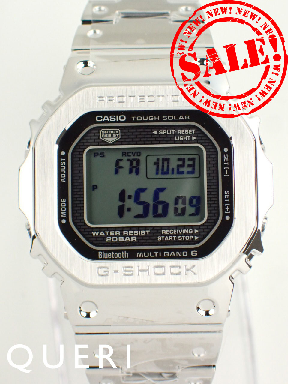 カシオ Gショック フルメタル 電波ソーラー デジタル文字盤 GMW-B5000D-1JF 未使用