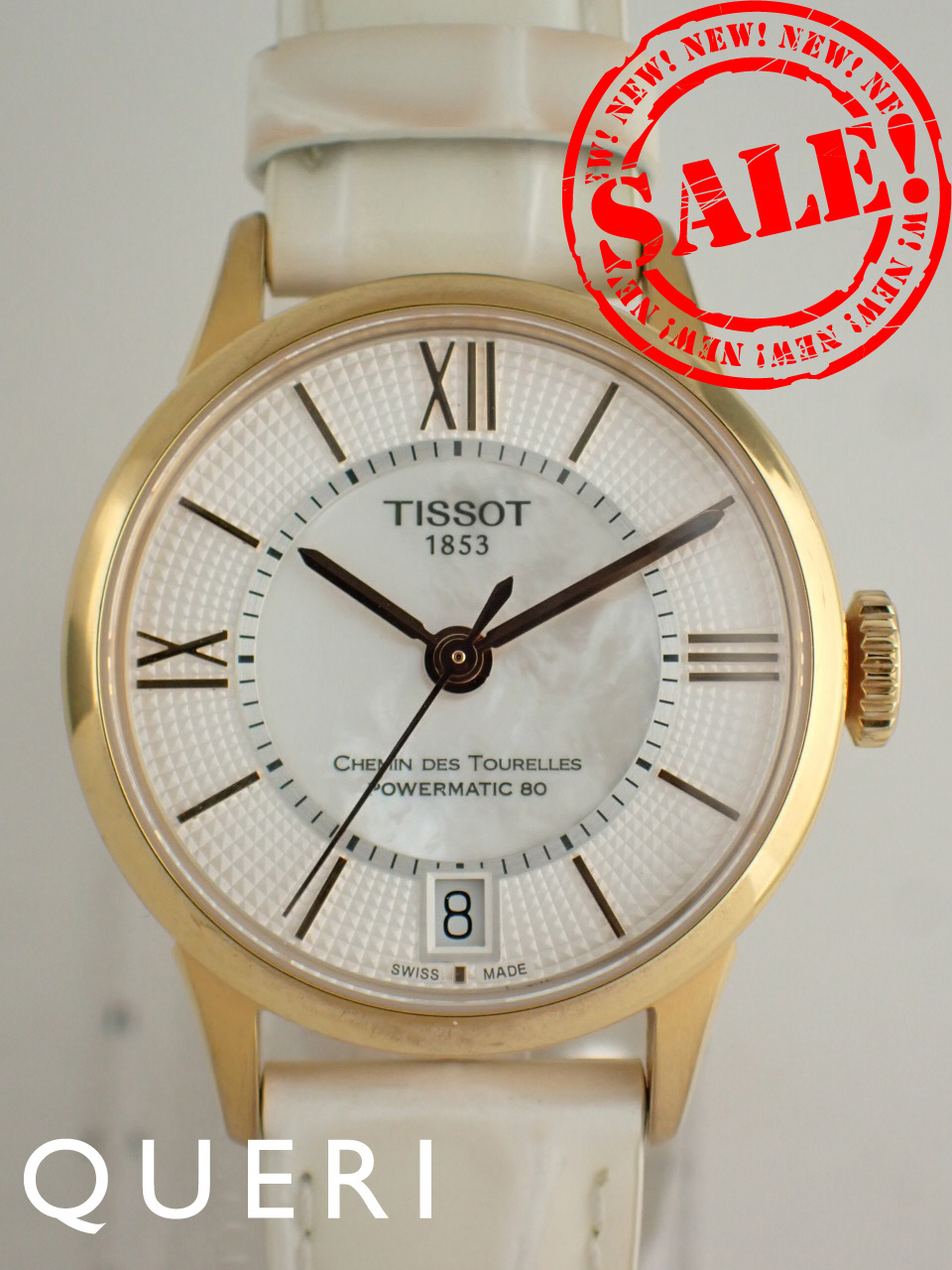 ティソ シュマン・デ・トゥレル オートマティック レディ T099.207.36.118.00 中古美品