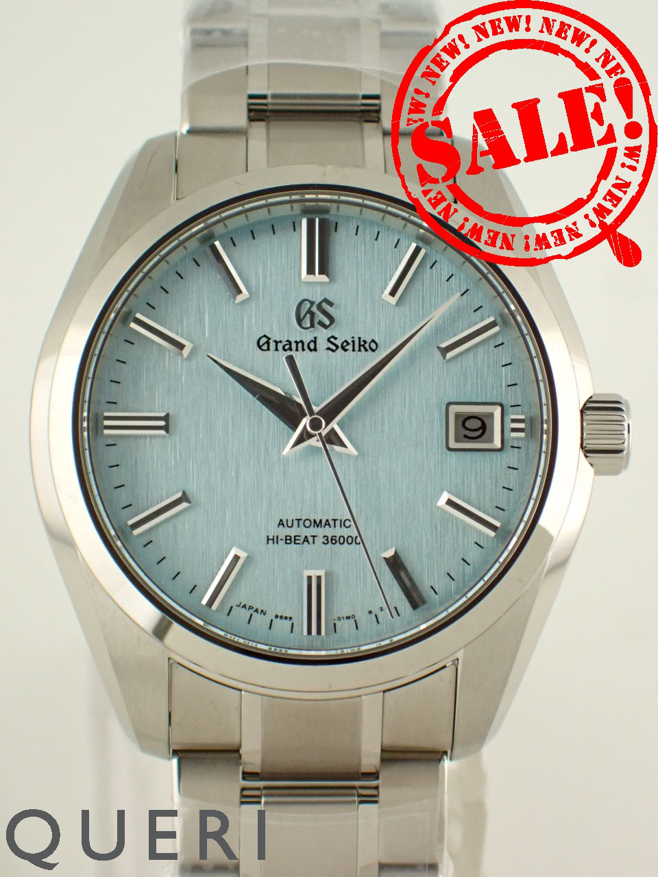 グランドセイコー ヘリテージコレクション メカニカルハイビート 氷瀑 チタン ブルー SBGH349(9S85-02E0) 新品