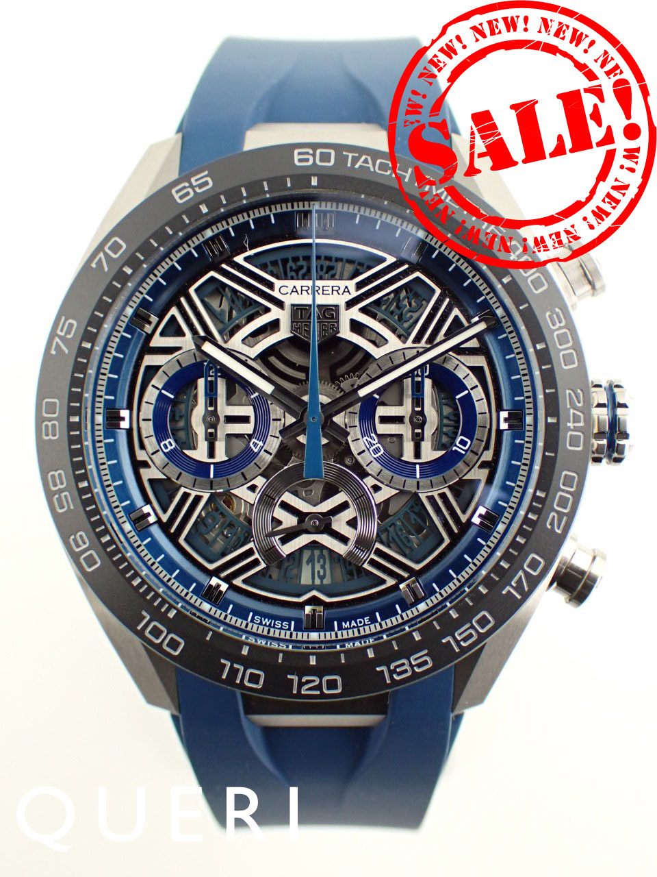 タグホイヤー カレラ クロノグラフ エクストリームスポーツ ブルー CBU2081.FT6274 新品