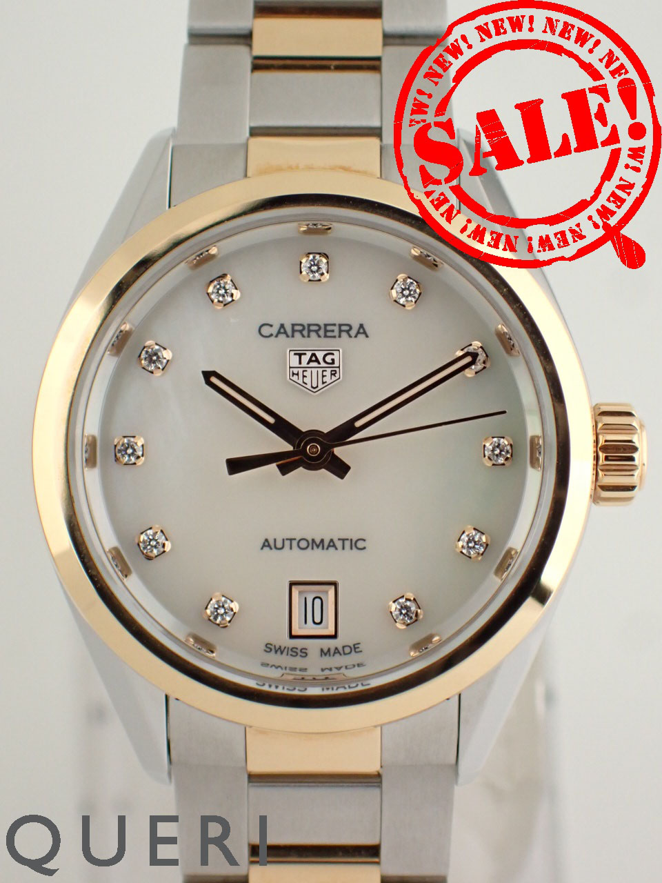 タグホイヤー カレラ キャリバー9 デイト レディース WBN2450.BD0569 新品