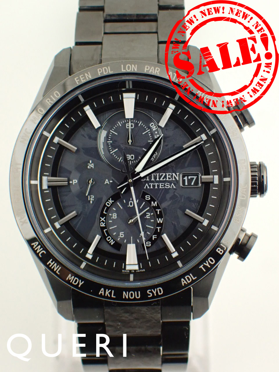 シチズン ACT Line ブラックチタシリーズ HAKUTO-R コラボレーションモデル 数量限定 AT8287-62E(H800-A1CN20C) 中古美品