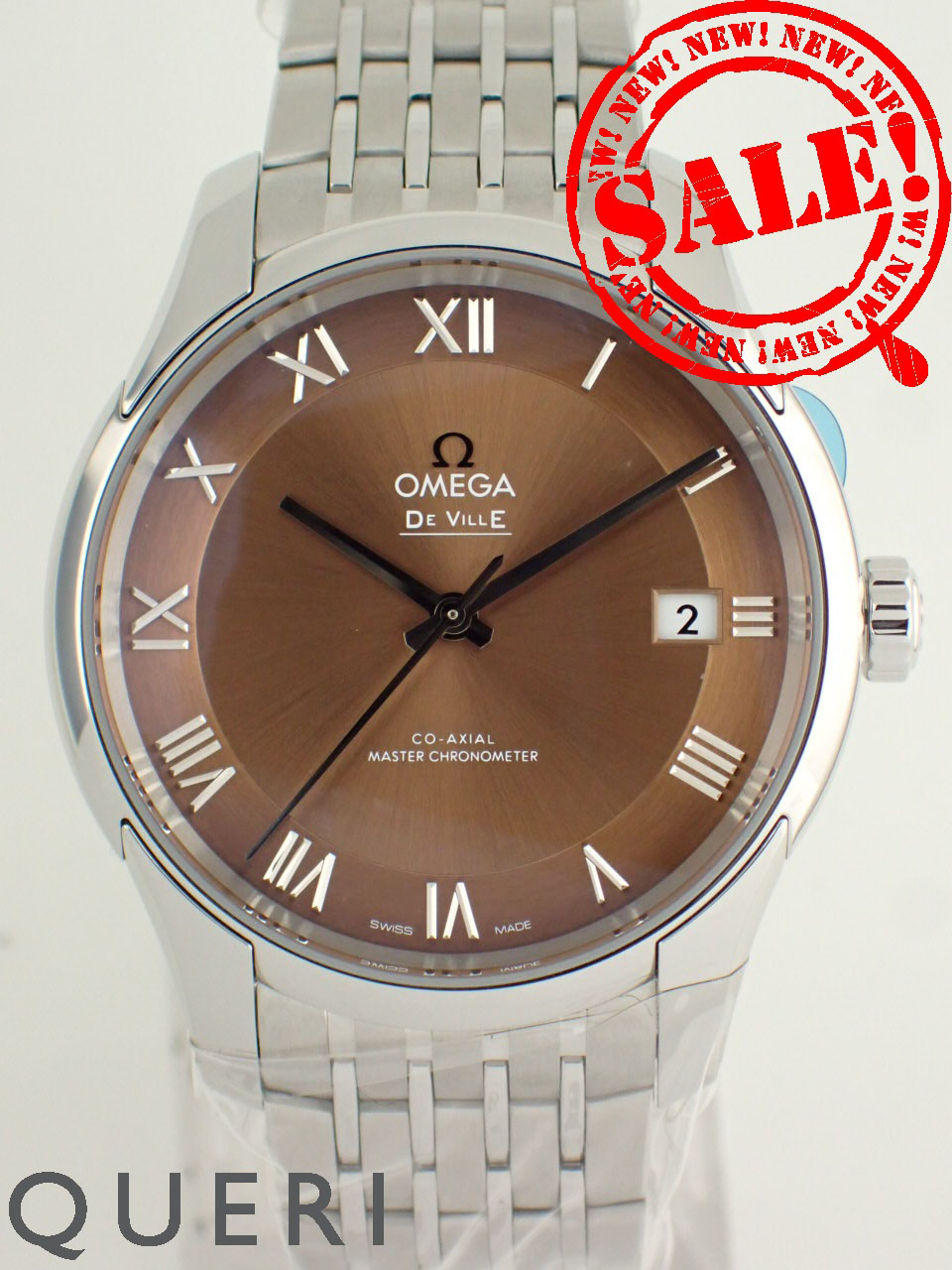 オメガ デヴィル アワービジョン コーアクシャル マスター クロノメーター 433.10.41.21.10.001新品