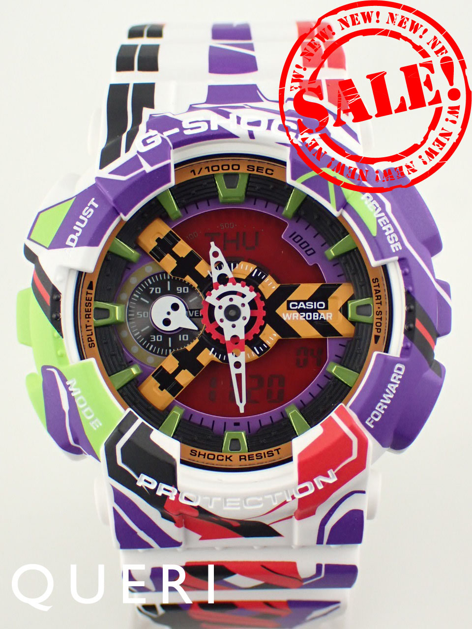 カシオ G-SHOCK 110シリーズ エヴァンゲリオンコラボ デジアナ GA-110EVA30-7AJR 未使用