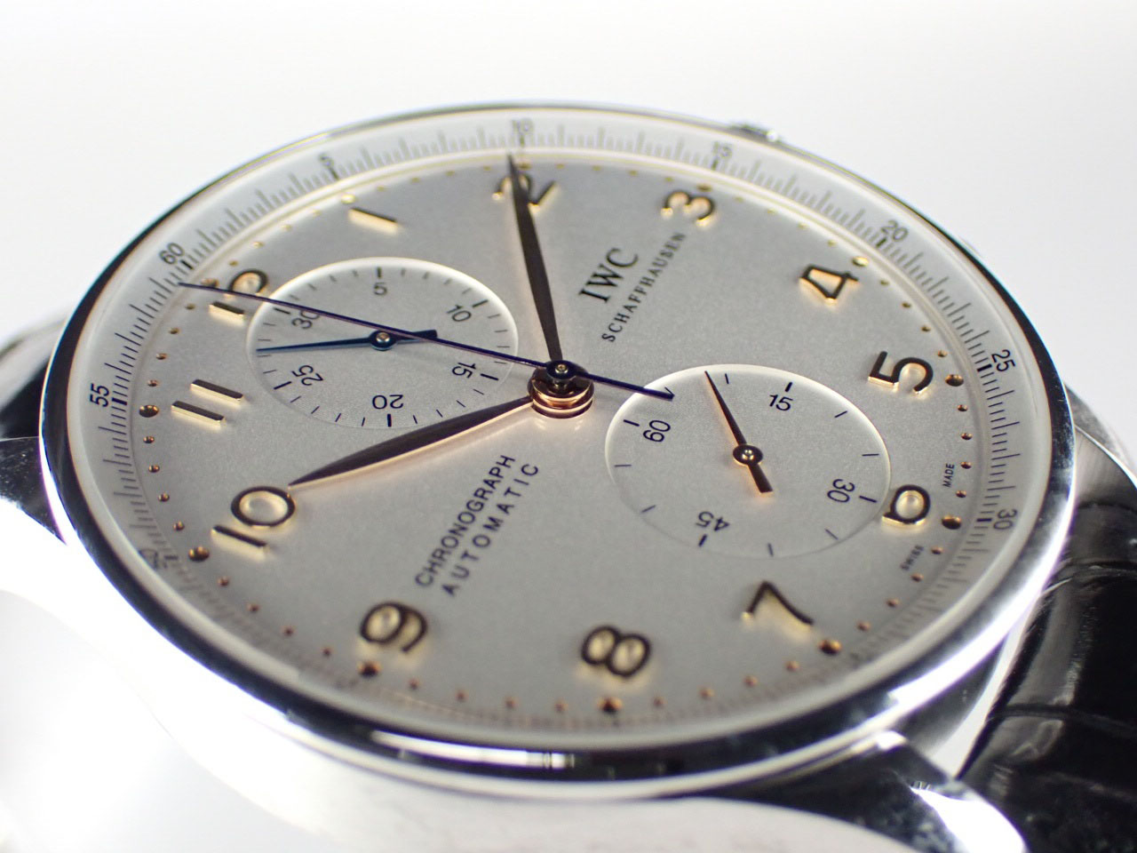 IWC ポルトギーゼ クロノグラフ オートマティック ホワイト文字盤 IW371401 を最安値で販売_－ブランド時計販売のクエリ