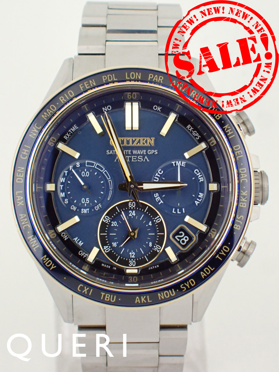 シチズン アテッサ ACT Line アクトライン エコドライブ ネプチューン 数量限定 CC4054-68L(F950-0029S06) 中古美品