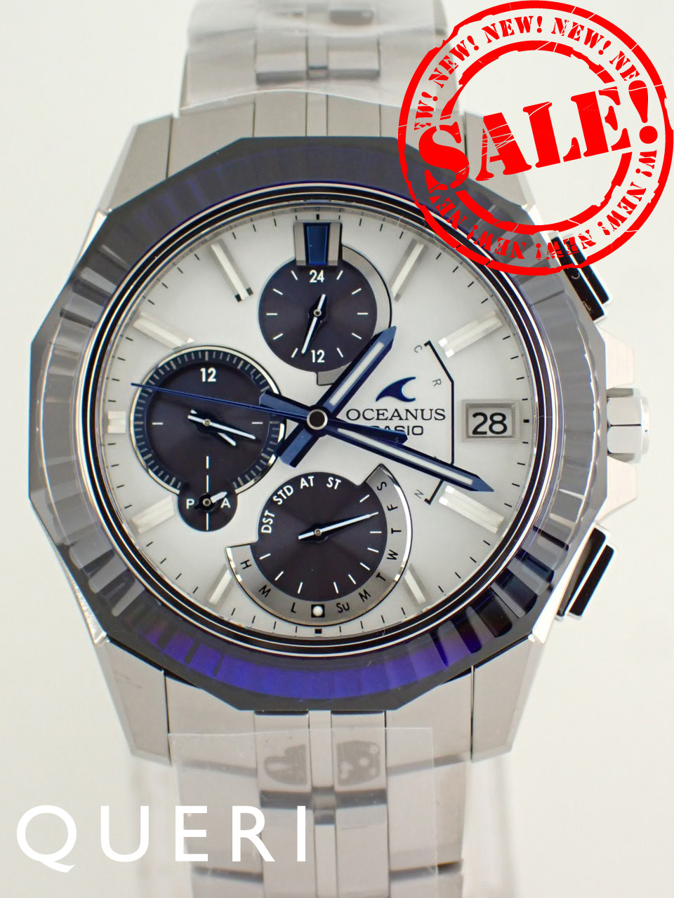 カシオ オシアナス マンタ S6000シリーズ 数量限定 OCW-S6000PB-7AJR 中古美品