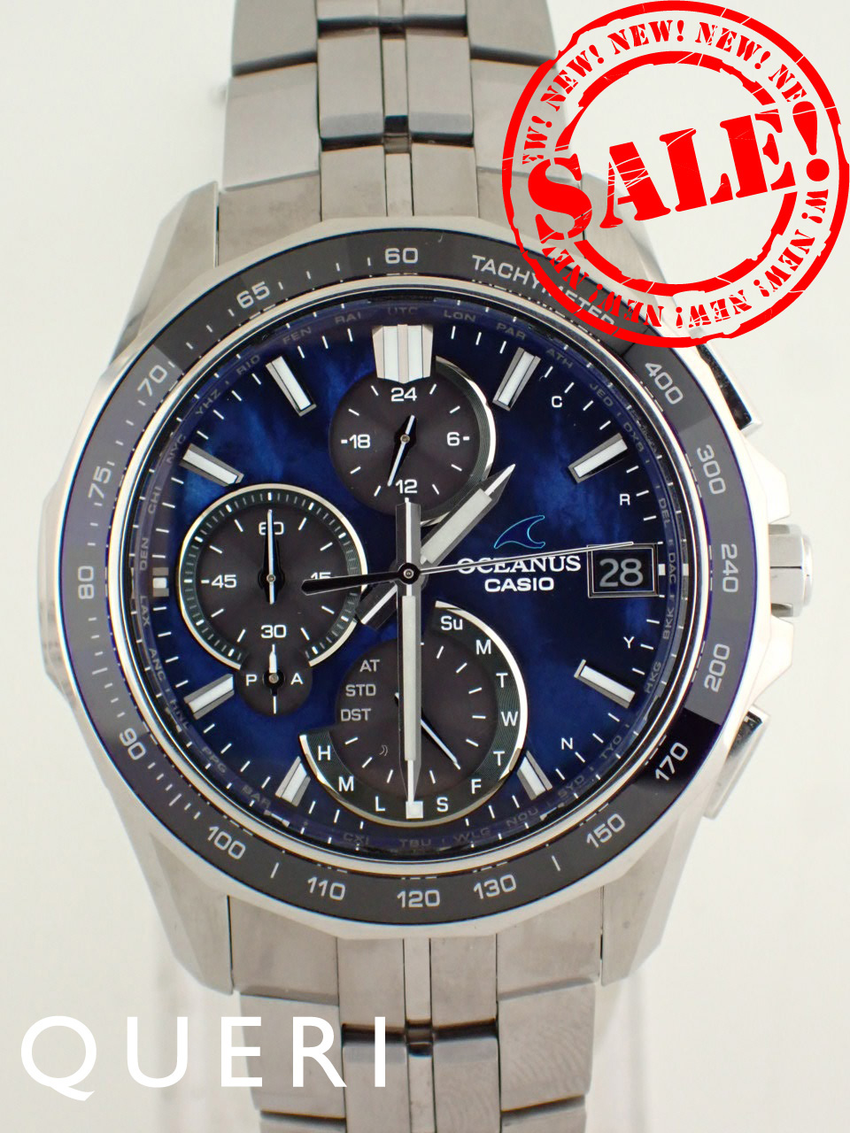 カシオ オシアナス マンタ 20周年記念 数量限定 OCW-S7000BV-2AJR 中古美品