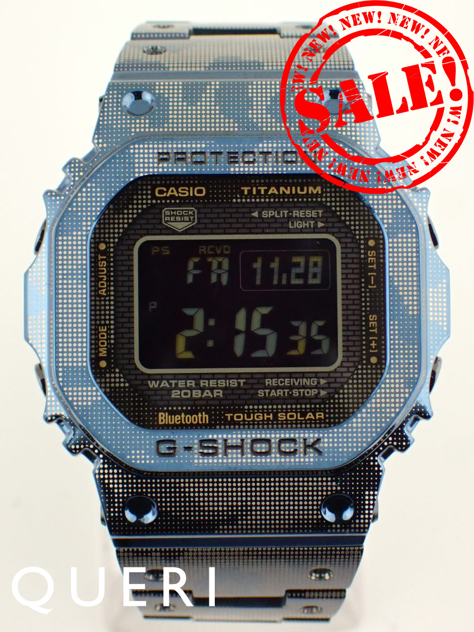 カシオ Gショック カモフラージュ フルメタル 電波ソーラー GMW-B5000TCF-2JR 中古美品