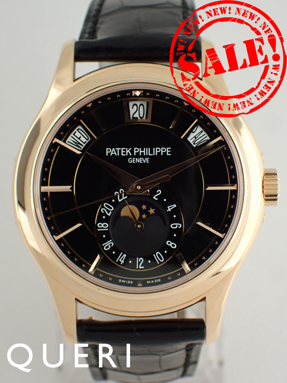 パテックフィリップ コンプリケーション アニュアルカレンダー ブラック 5205R-010 中古美品