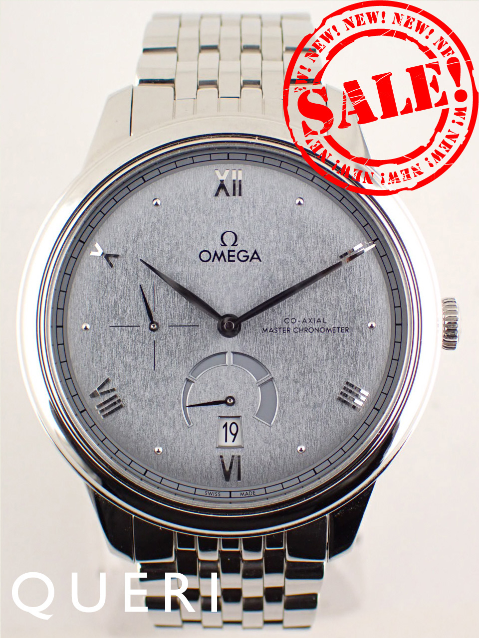オメガ デ・ヴィル プレステージ グレー 434.10.1.21.03.001 中古美品