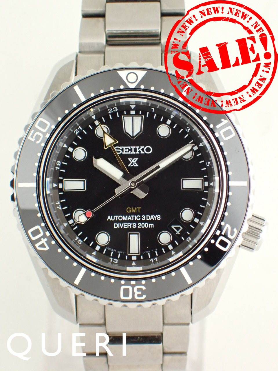 セイコー プロスペックス ダイバースキューバ 1968ヘリテージ GMT SBEJ011(6R54-00D0)中古