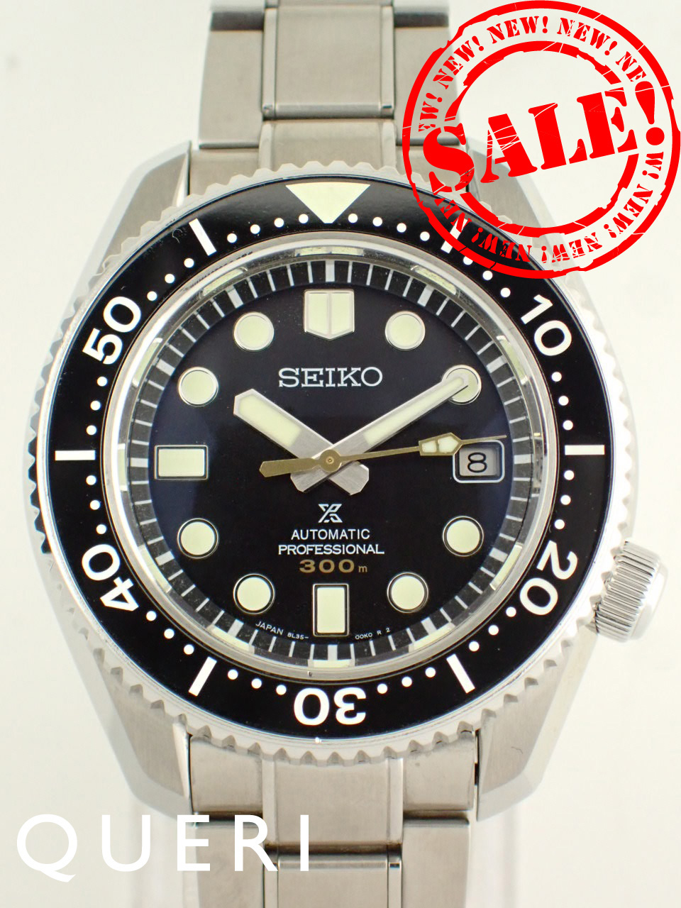 セイコー プロスペックス マリーンマスタープロフェッショナル ブラック文字盤 メンズ SBDX023(8L35-00R0) 中古美品