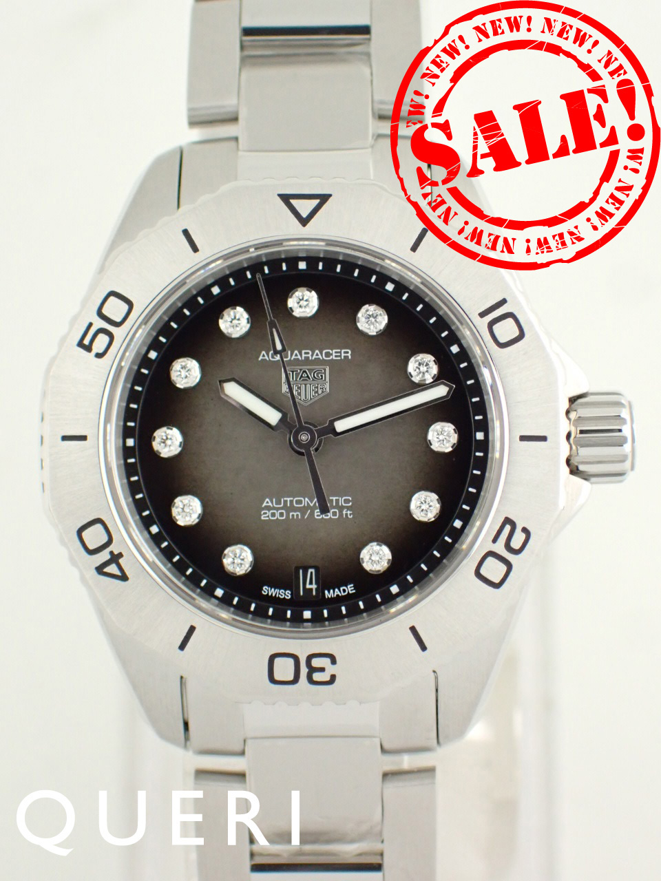 タグホイヤー アクアレーサープロフェッショナル 200 ダイヤインデックス WBP2410.BA0622 新品