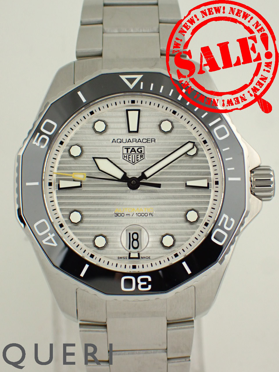 タグホイヤー アクアレーサー プロフェッショナル300 シルバー文字盤 WBP201C.BA0632 新品