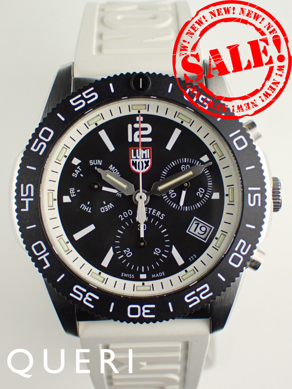 ルミノックス パシフィック ダイバー クロノグラフ ホワイト 3141 新品