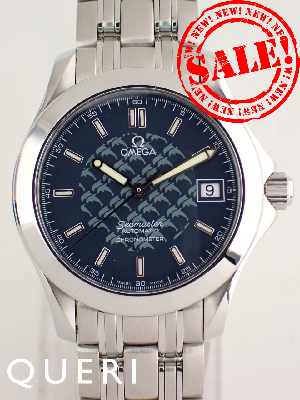 オメガ シーマスター 120M オートマチック ジャック・マイヨール 2002 数量限定 2508.80.00 新品仕上げ済