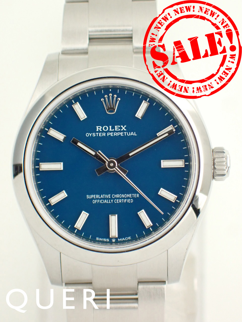 ロレックス オイスターパーペチュアル 31 メッドブルー 277200 中古美品