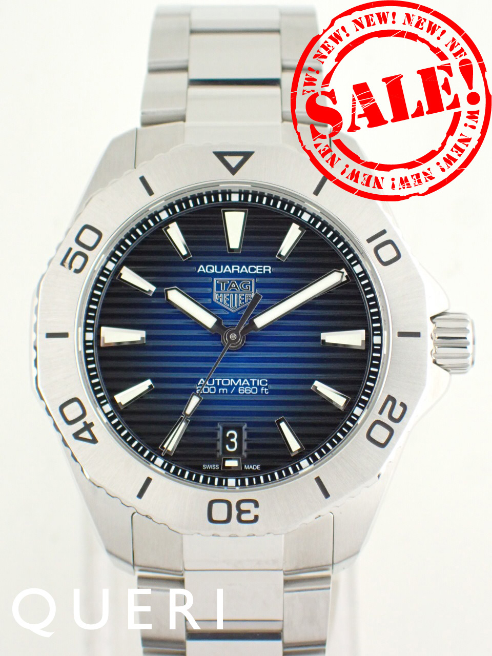 タグホイヤー アクアレーサープロフェッショナル200 ブルー WBP2111.BA0627 新品
