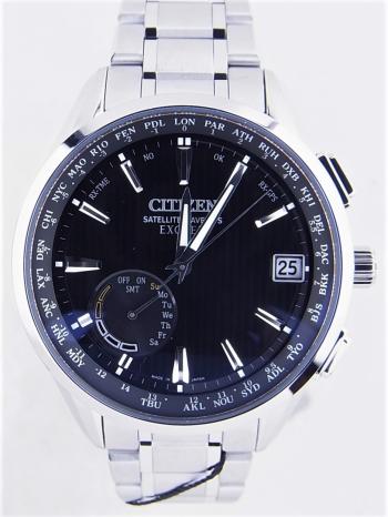 シチズンエクシードCC3050-56F黒文字盤GPSソーラー新品