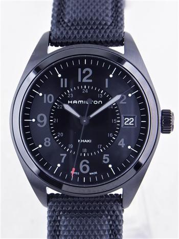 ハミルトンカーキフィールドH68401735/H684010中古極美品