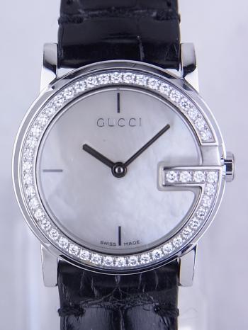 グッチ　Gラウンド　101L　ダイヤベゼル　ya101509中古