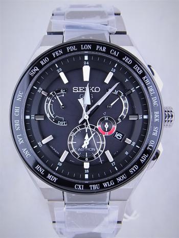 セイコーアストロンブラック文字盤SBXB123新品