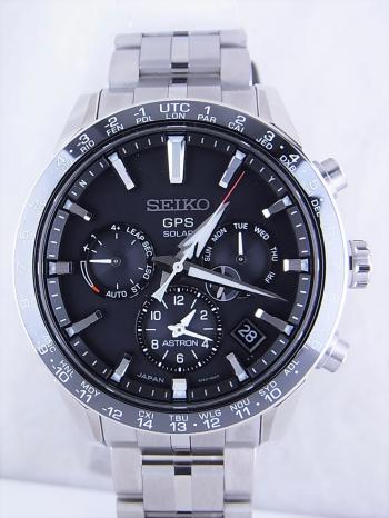 セイコーアストロンブラック文字盤SBXC003新品