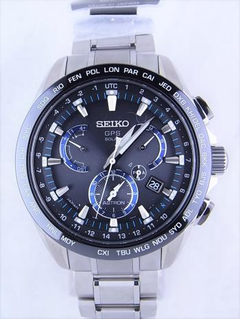 セイコーアストロンブラック文字盤SBXB101新品