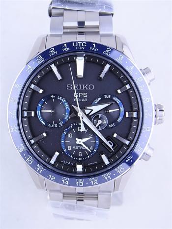セイコーアストロンブラック文字盤SBXC001新品