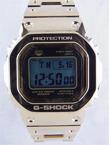 カシオ Gショック 35周年記念モデル 金メッキ GMW-B5000TFG-9JR　中古