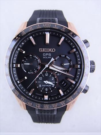 セイコーアストロンソーラーGPSブラック文字盤SBXC006(5X53-0AB0)新品