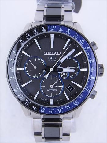 セイコーアストロンソーラーGPSブラック文字盤SBXC009(5X53-0AD0)新品