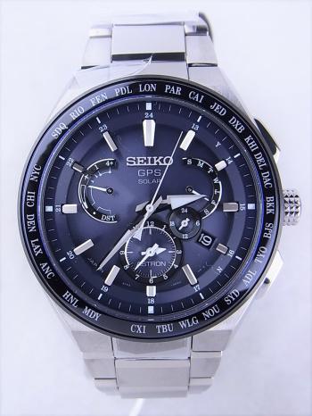 セイコーアストロンソーラーGPSブルー文字盤SBXB155(8X53-0AV0-2)新品