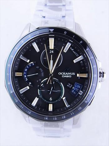 カシオオシアナスGPS電波ソーラーブラック文字盤OCW-G2000J-1AJF新品