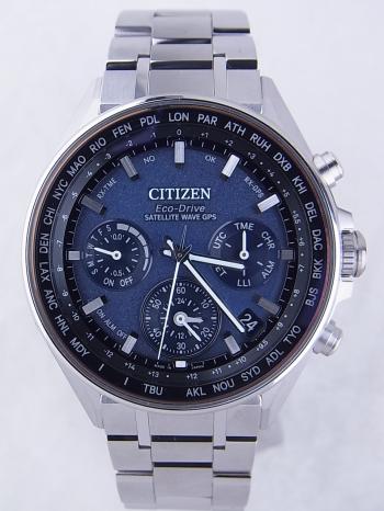 シチズンアテッサエコドライブGPS衛星電波ブルー文字盤CC4000-59L新品