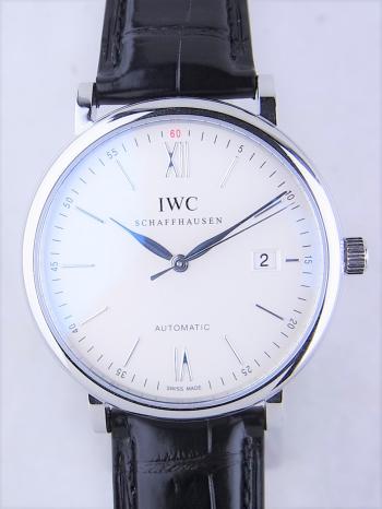 IWCポートフィノオートマティックシルバー文字盤 IW356501中古美品