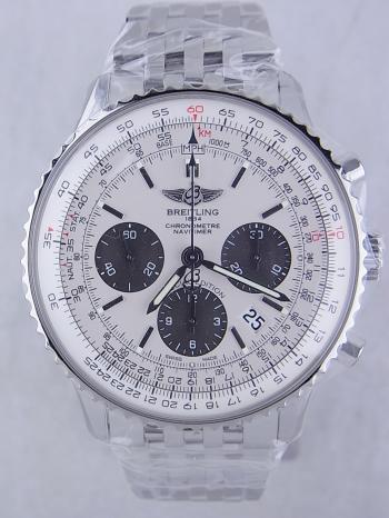 ブライトリングナビタイマー01シルバーグレイ 日本限定A022G26NP(AB012012/G826)新品