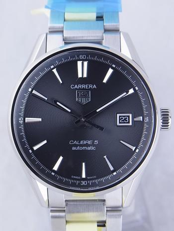 タグホイヤーカレラキャリバー5ブラック文字盤WAR211A.BA0782新品 日本正規