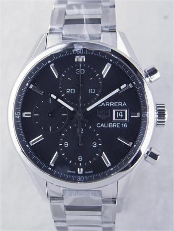 タグホイヤーカレラキャリバー16ブラック文字盤CBK2110.BA0715日本正規　新品